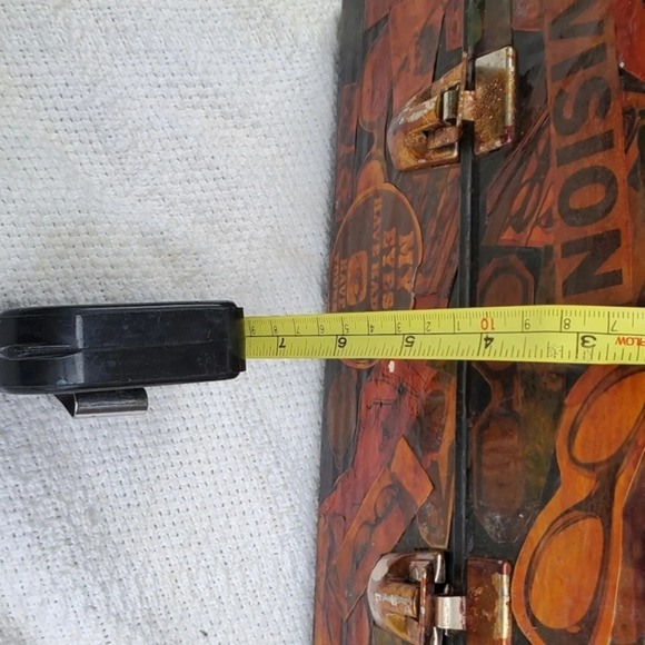 1970s Decoupage lunchbox bag - Picture 11 of 13